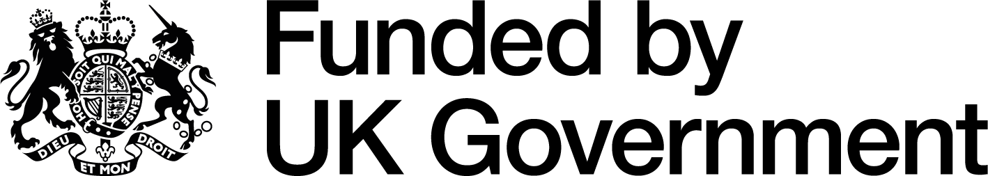 Funded by the UK Gov Logo